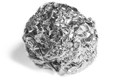 Image result for balled up tin foil