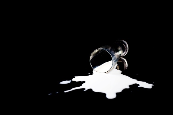 Milk spill